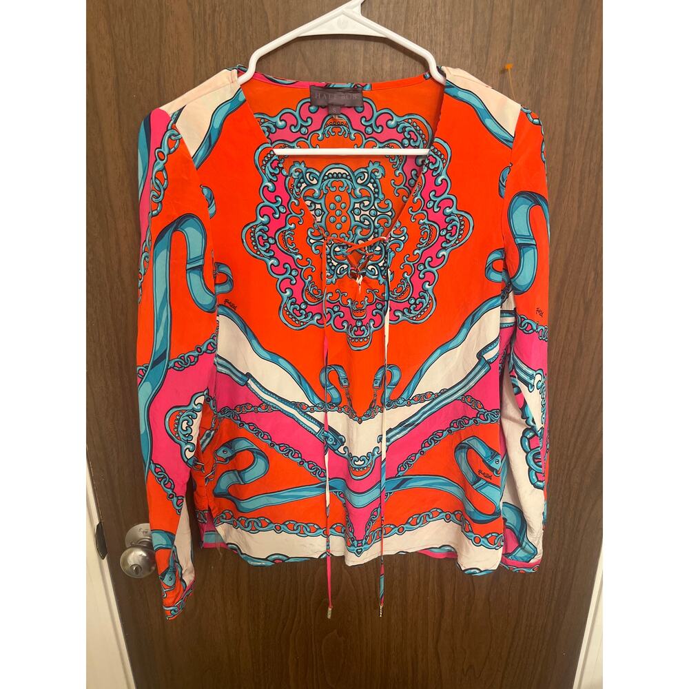 Hale Bob 100% Silk Bouse, Size S